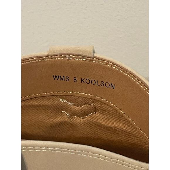 Dolce Vita Koolson Cowboy Western Boots Pull On Stack HeelWomen's Size 8 Tan - Picture 16 of 16